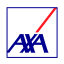 Axa logo blanco